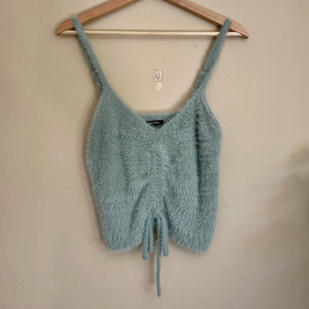 Teal Wild Fable Crop Top
